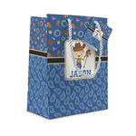Blue Western Small Gift Bag (Personalized)