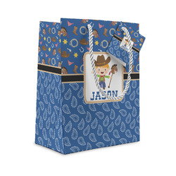 Blue Western Gift Bag (Personalized)