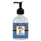 Blue Western Glass Soap & Lotion Bottle - Single Bottle (Personalized)