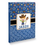 Blue Western Softbound Notebook - 7.25" x 10" (Personalized)