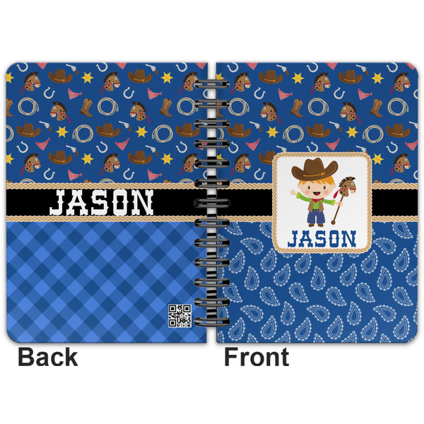 Blue Western Spiral Journal 5 x 7 - Apvl