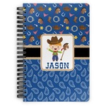 Blue Western Spiral Notebook (Personalized)