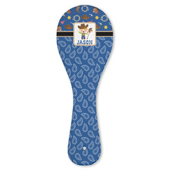 Blue Western Ceramic Spoon Rest (Personalized)