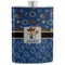 Blue Western Stainless Steel Flask (Personalized)