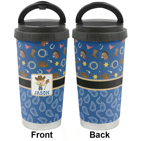 Blue Western Stainless Steel Travel Cup - Apvl