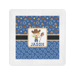 Blue Western Standard Cocktail Napkins (Personalized)