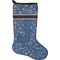 Blue Western Holiday Stocking - Single-Sided - Neoprene (Personalized)