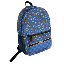 Blue Western Student Backpack (Personalized)