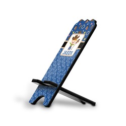 Blue Western Stylized Cell Phone Stand - Small w/ Name or Text
