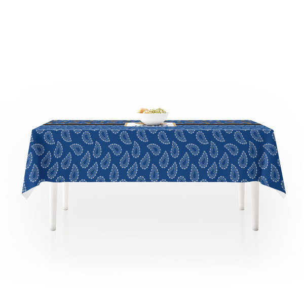 Blue Western Tablecloths (58"x102") - MAIN