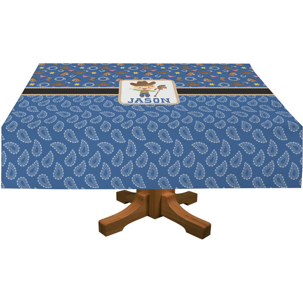 Blue Western Tablecloths (Personalized)