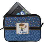 Blue Western Tablet Case / Sleeve - Small (Personalized)