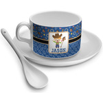 Blue Western Tea Cup (Personalized)