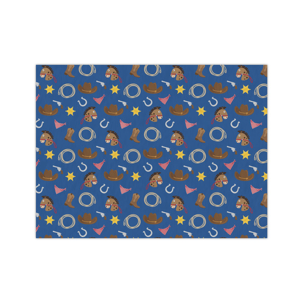 Custom Blue Western Tissue Paper Sheets - Medium - Lightweight