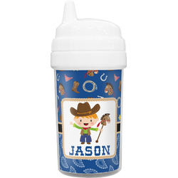 Blue Western Toddler Sippy Cup (Personalized)