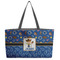 Blue Western Beach Totes Bag - w/ Black Handles (Personalized)