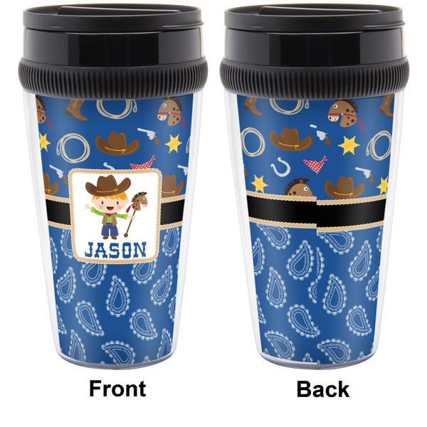 Blue Western Travel Mug Approval (Personalized)