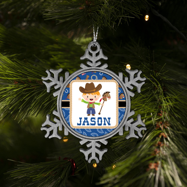 Blue Western Vintage Snowflake - (LIFESTYLE)