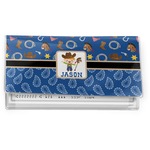 Blue Western Vinyl Checkbook Cover (Personalized)