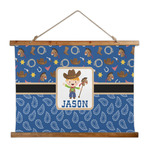Blue Western Wall Hanging Tapestry - Wide (Personalized)