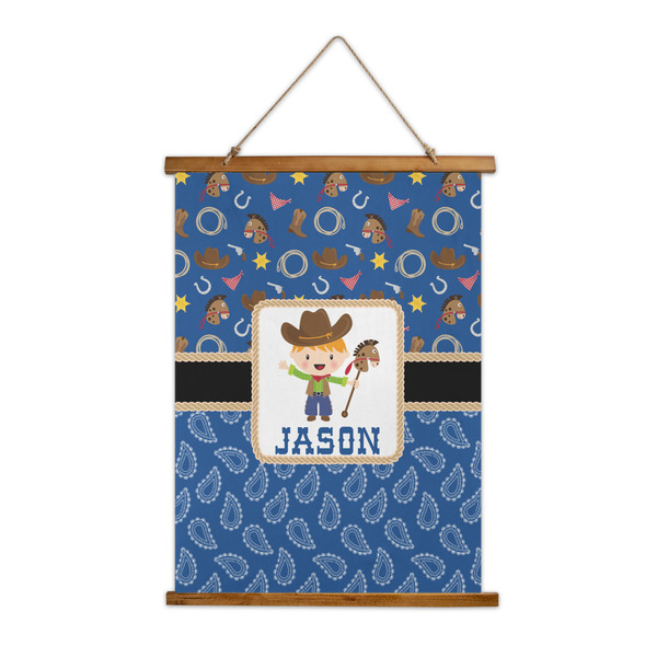 Custom Blue Western Wall Hanging Tapestry (Personalized)