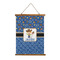 Blue Western Wall Hanging Tapestry - Portrait - MAIN