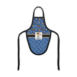 Blue Western Bottle Apron (Personalized)