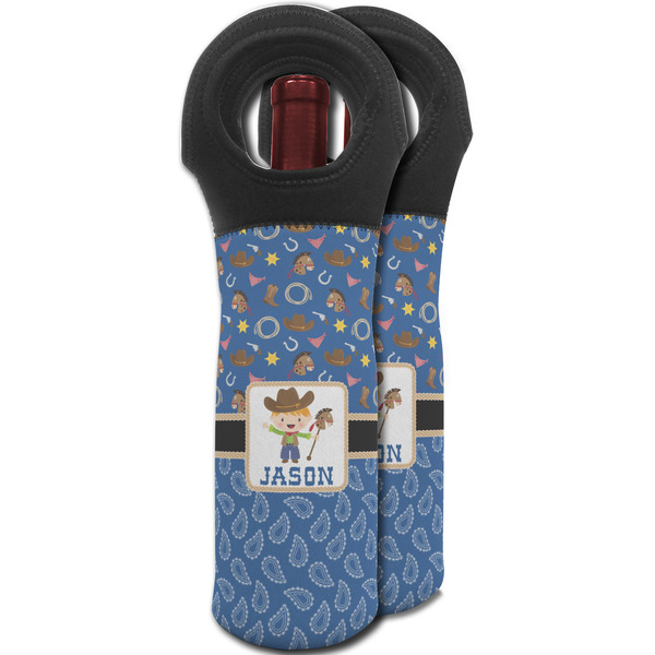 Blue Western Wine Tote Bag - MAIN