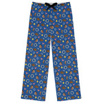 Blue Western Womens Pajama Pants - 2XL