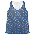 Blue Western Womens Racerback Tank Top - Small