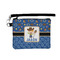 Blue Western Wristlet ID Cases - Front