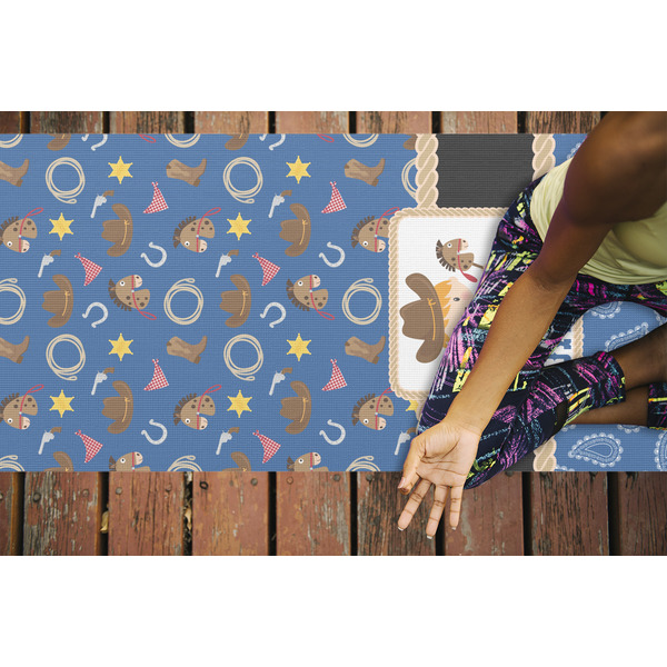 Blue Western Yoga Mats - LIFESTYLE
