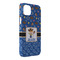 Blue Western iPhone 14 Plus Case - Angle