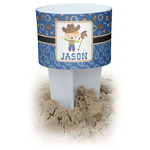 Blue Western Beach Spiker Drink Holder (Personalized)