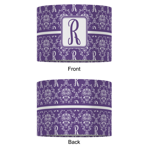 Initial Damask 16" Drum Lampshade - APPROVAL (Fabric)