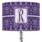 Initial Damask 16" Drum Lamp Shade - Fabric