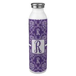 Initial Damask 20oz Stainless Steel Water Bottle - Full Print