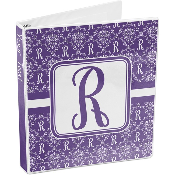 Initial Damask 3-Ring Binder 3/4 - Main