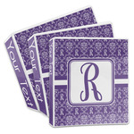 Initial Damask 3-Ring Binder (Personalized)