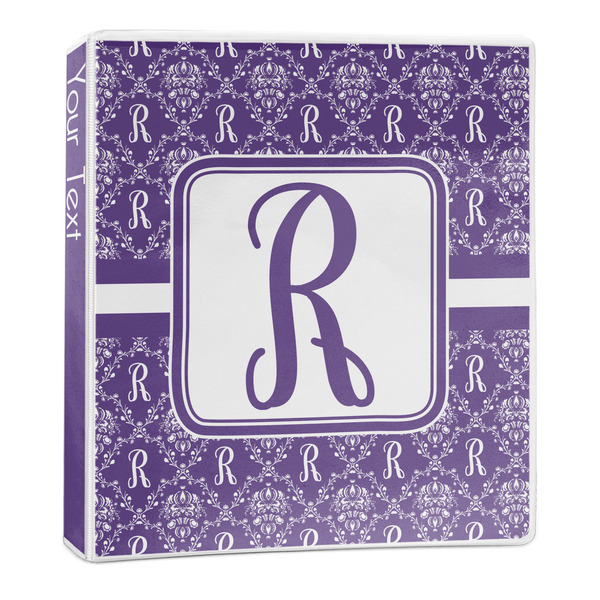 Initial Damask 3-Ring Binder Main- 1in