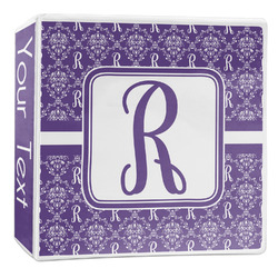 Initial Damask 3-Ring Binder - 2 inch (Personalized)
