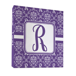 Initial Damask 3 Ring Binder - Full Wrap - 1"