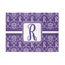 Initial Damask Area Rug (Personalized)
