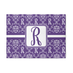 Initial Damask Area Rug (Personalized)