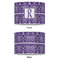 Initial Damask 8" Drum Lampshade - APPROVAL (Poly Film)