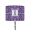 Initial Damask 8" Drum Lamp Shade - Fabric