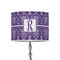Initial Damask 8" Drum Lamp Shade - Poly-film