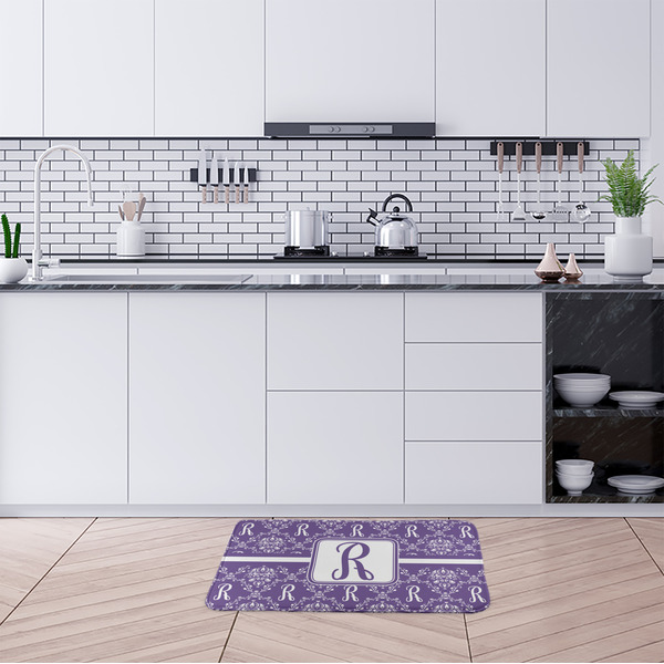 Initial Damask Anti-Fatigue Kitchen Mats - LIFESTYLE