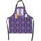 Initial Damask Apron - Flat with Props (MAIN)