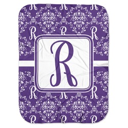 Initial Damask Baby Swaddling Blanket (Personalized)